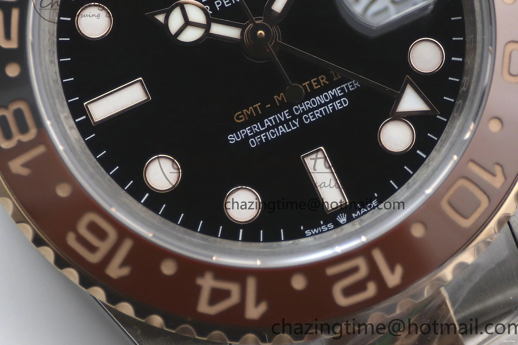MiroTime 0413 GMT Master II 126711 CHNR 904L SS TW+ 1:1 Best Edition on SS RG Bracelet VR3186 CHS FreshLook 1976